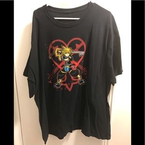 Pre-Owned Kingdom Hearts Sora t-shirt Size XXL